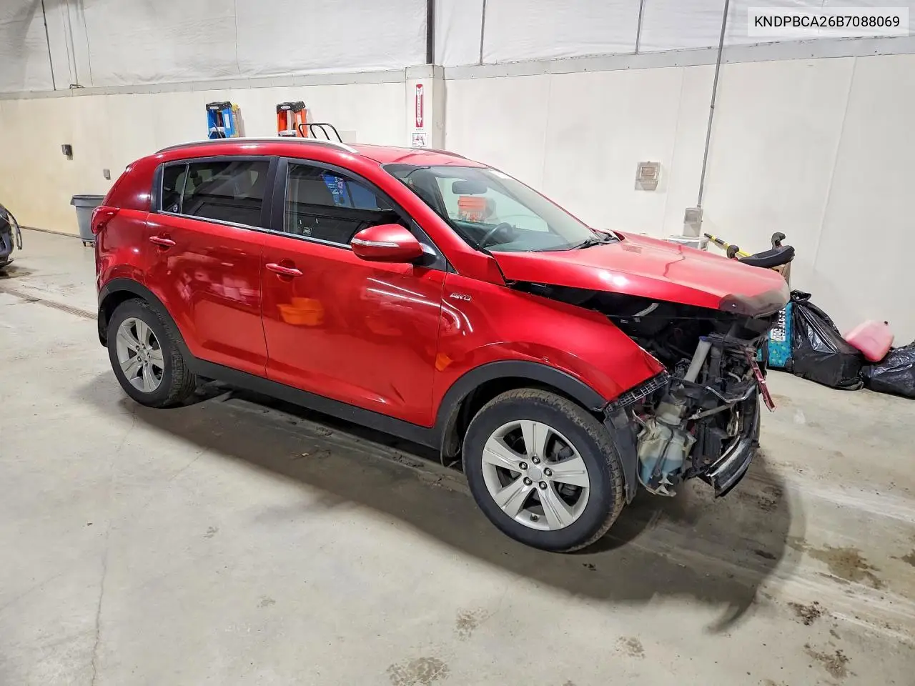 2011 KIA SPORTAGE VIN KNDPBCA26B7088069 — фото 4