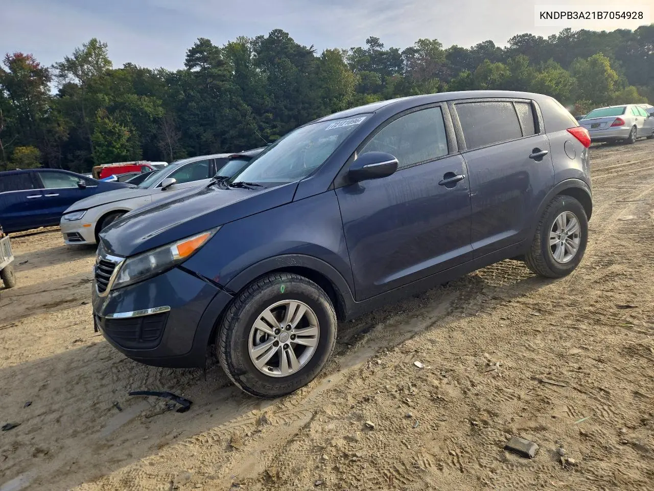 KIA SPORTAGE 2011, VIN KNDPB3A21B7054928