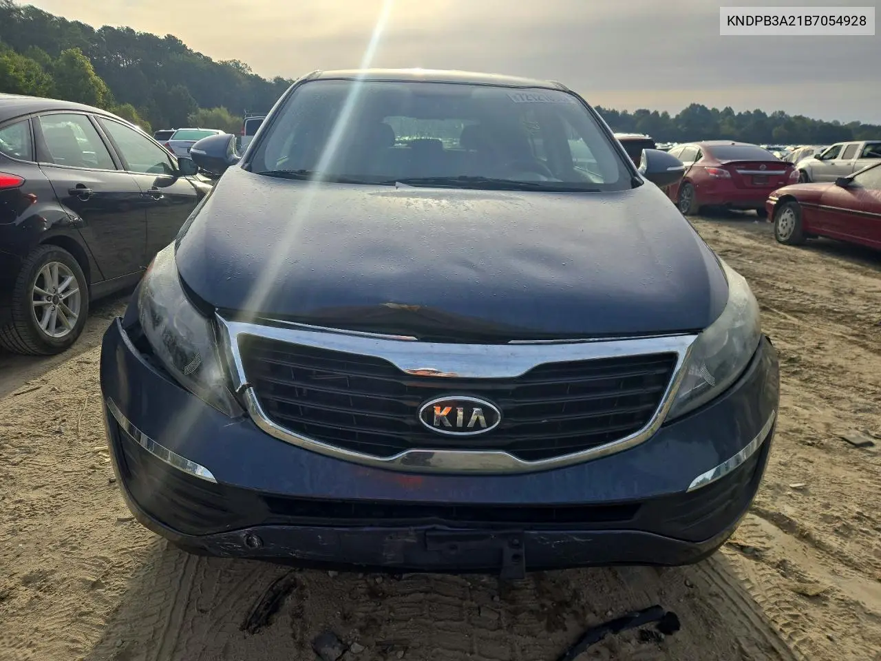 2011 KIA SPORTAGE VIN KNDPB3A21B7054928 — фото 5