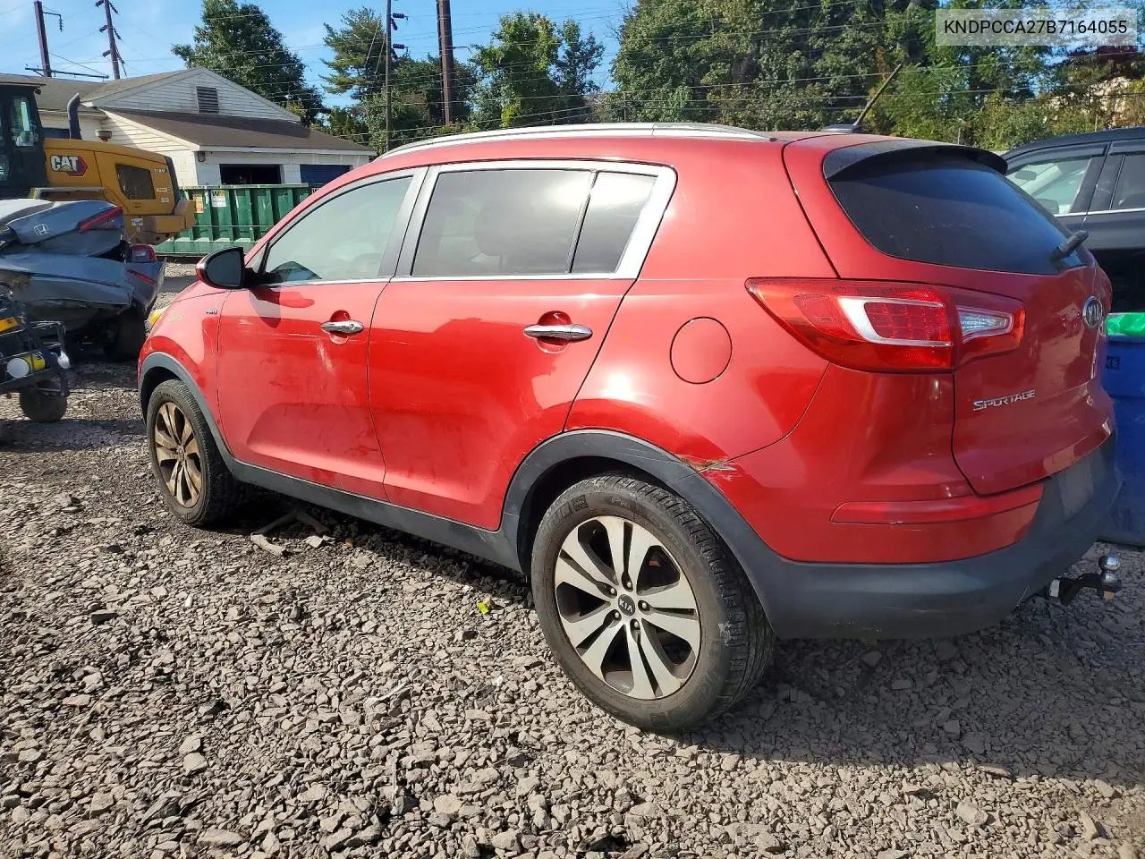2011 KIA SPORTAGE VIN KNDPCCA27B7164055 — фото 2