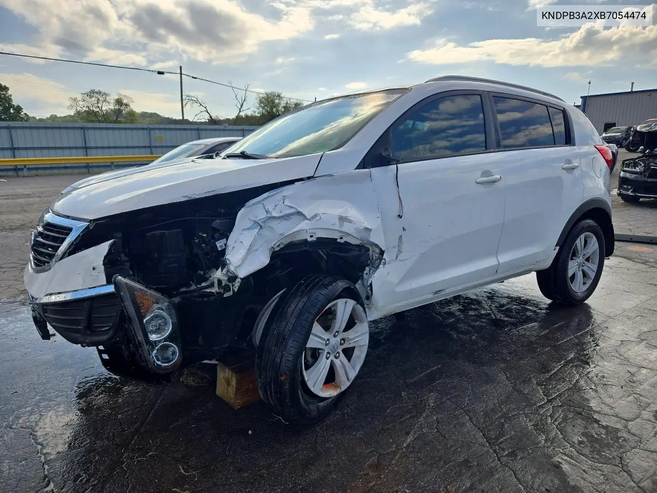 KIA SPORTAGE 2011, VIN KNDPB3A2XB7054474