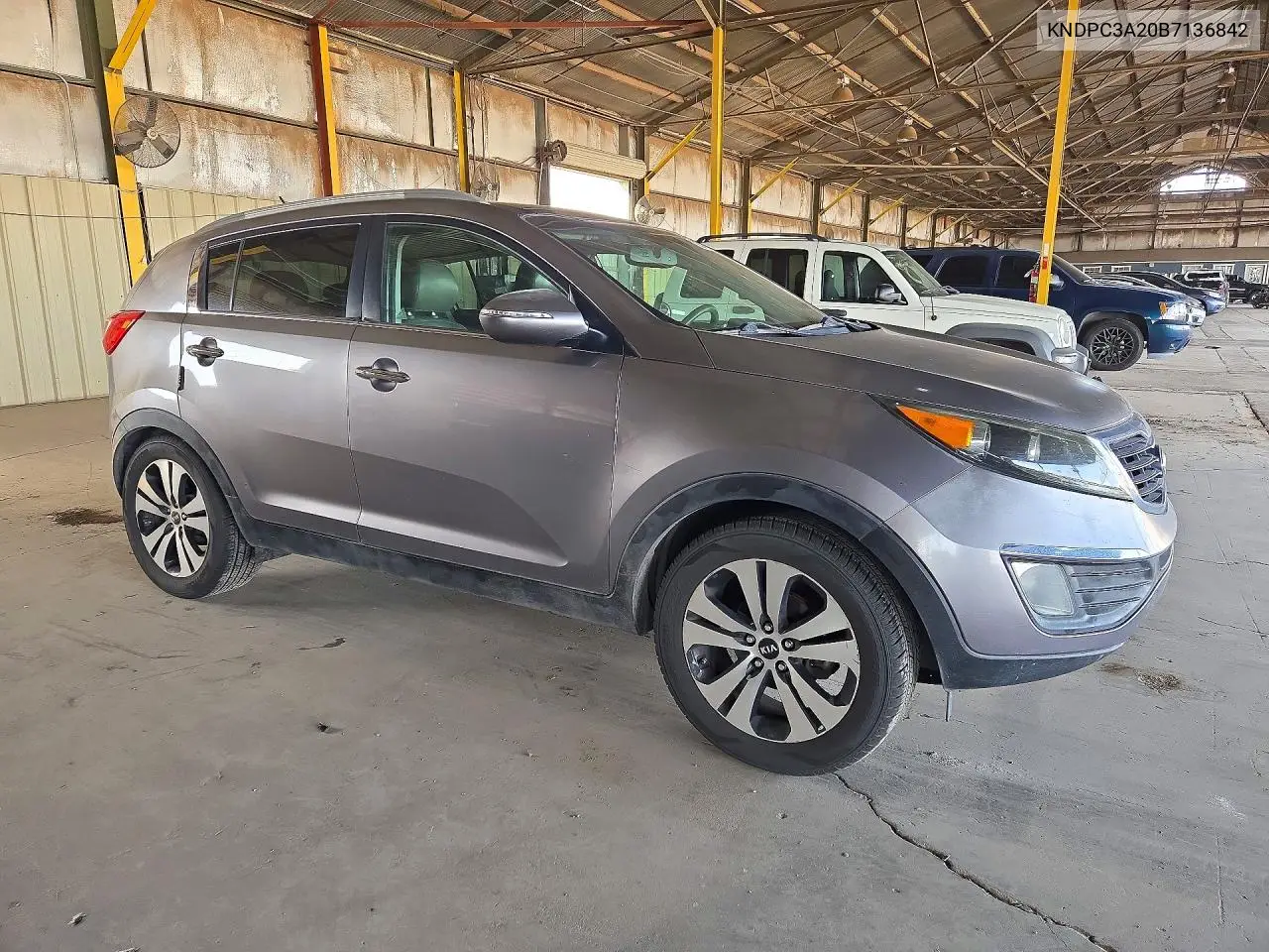 2011 KIA SPORTAGE VIN KNDPC3A20B7136842 — фото 4