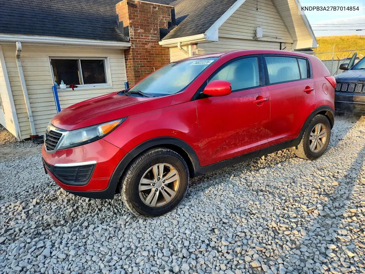 KIA SPORTAGE 2011, VIN KNDPB3A27B7014854