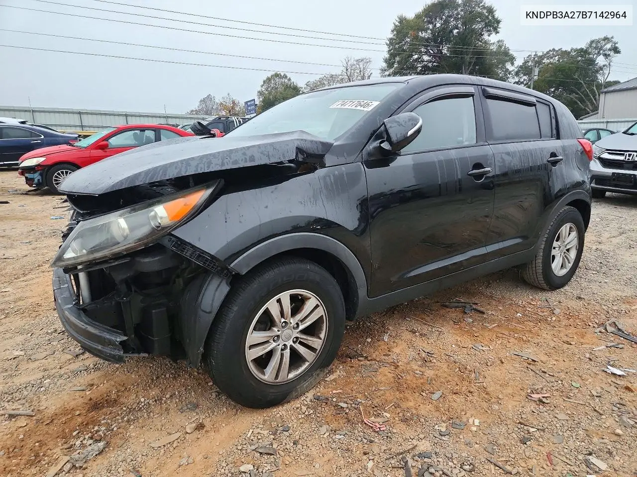 KIA SPORTAGE 2011, VIN KNDPB3A27B7142964