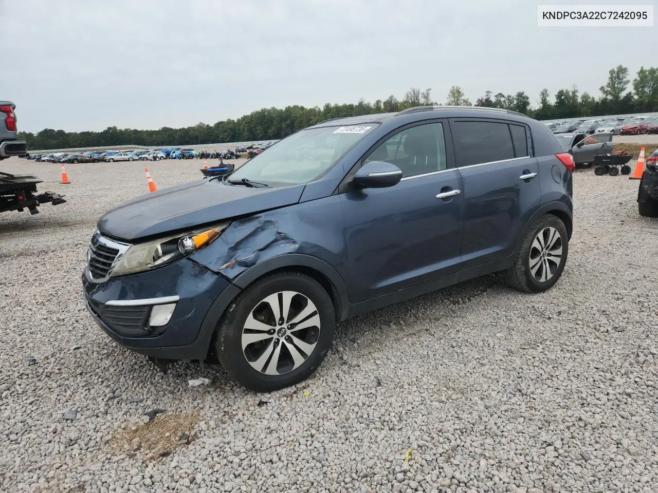 KIA SPORTAGE 2012, VIN KNDPC3A22C7242095