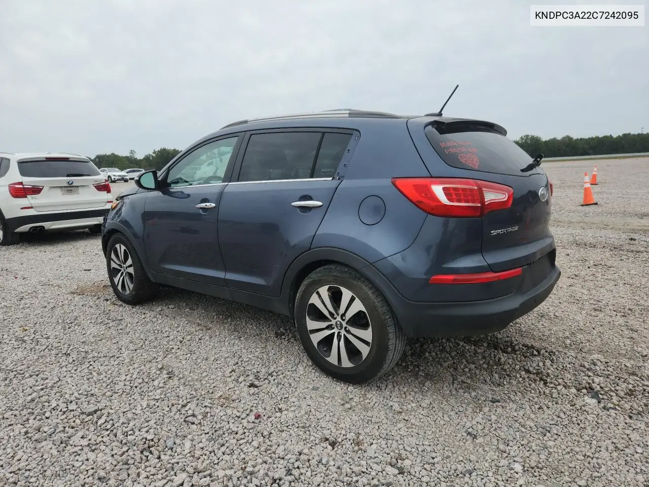 2012 KIA SPORTAGE VIN KNDPC3A22C7242095 — фото 2