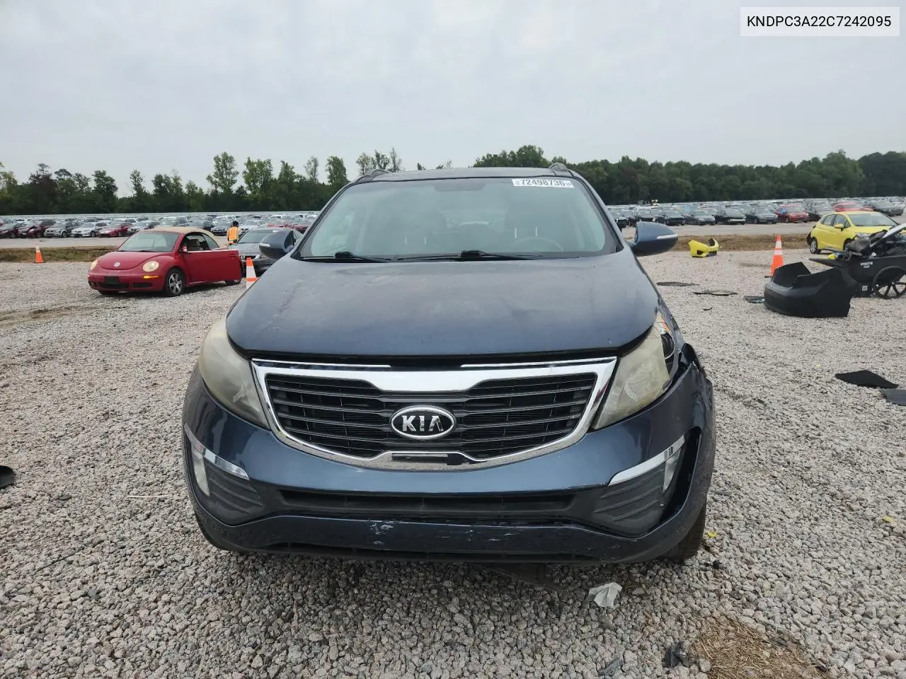 2012 KIA SPORTAGE VIN KNDPC3A22C7242095 — фото 5