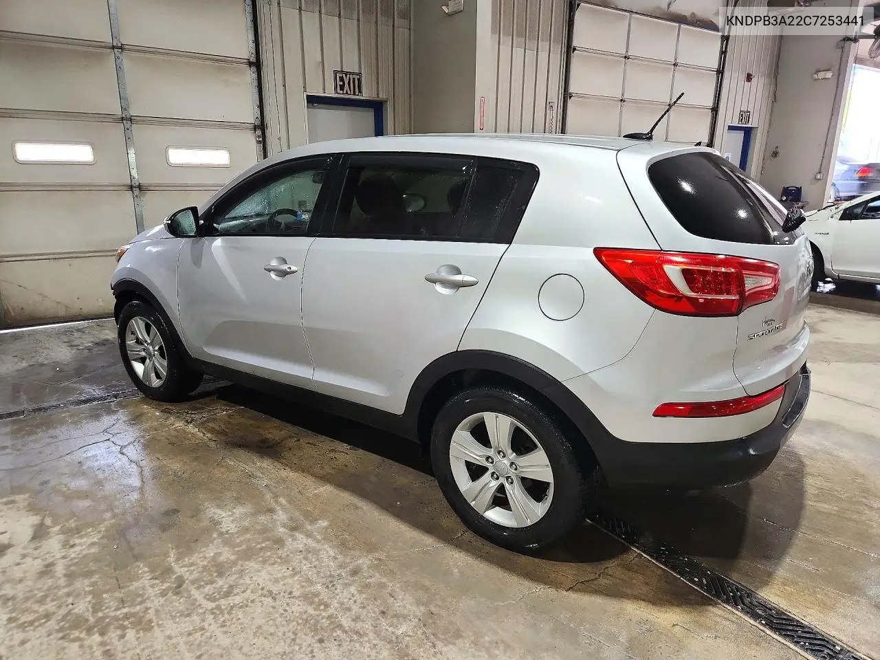 2012 KIA SPORTAGE VIN KNDPB3A22C7253441 — фото 2