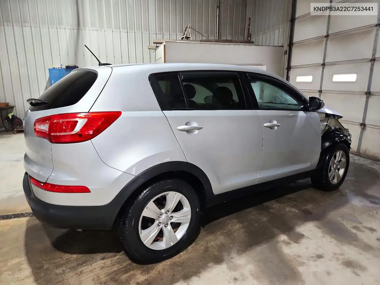 2012 KIA SPORTAGE VIN KNDPB3A22C7253441 — фото 3