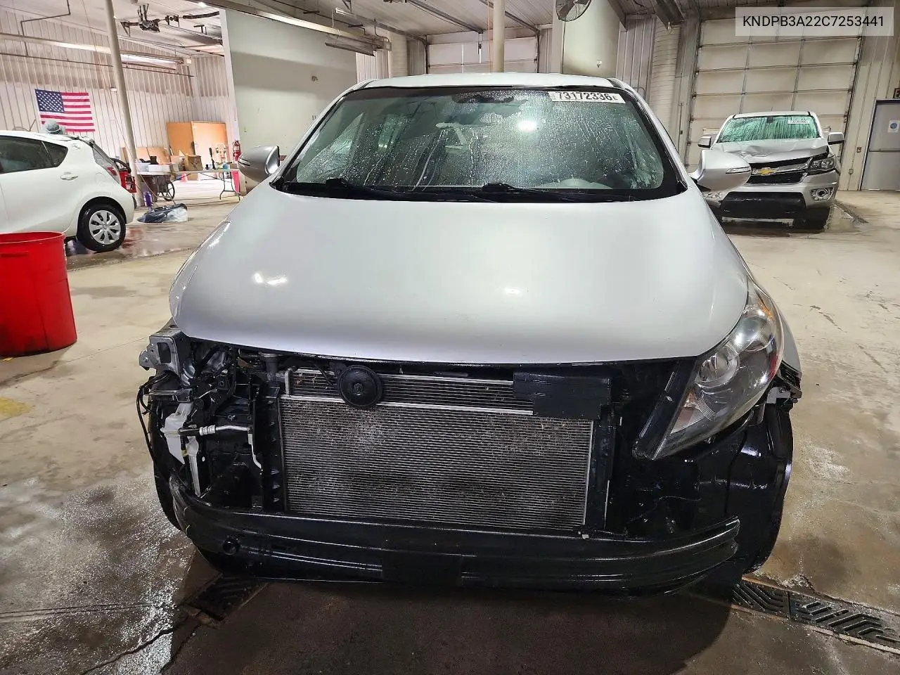 2012 KIA SPORTAGE VIN KNDPB3A22C7253441 — фото 5