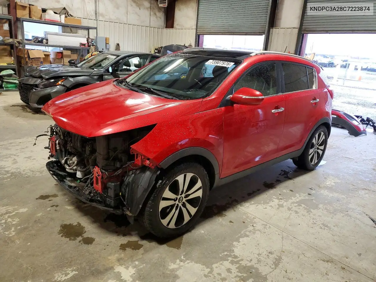 KIA SPORTAGE 2012, VIN KNDPC3A28C7223874