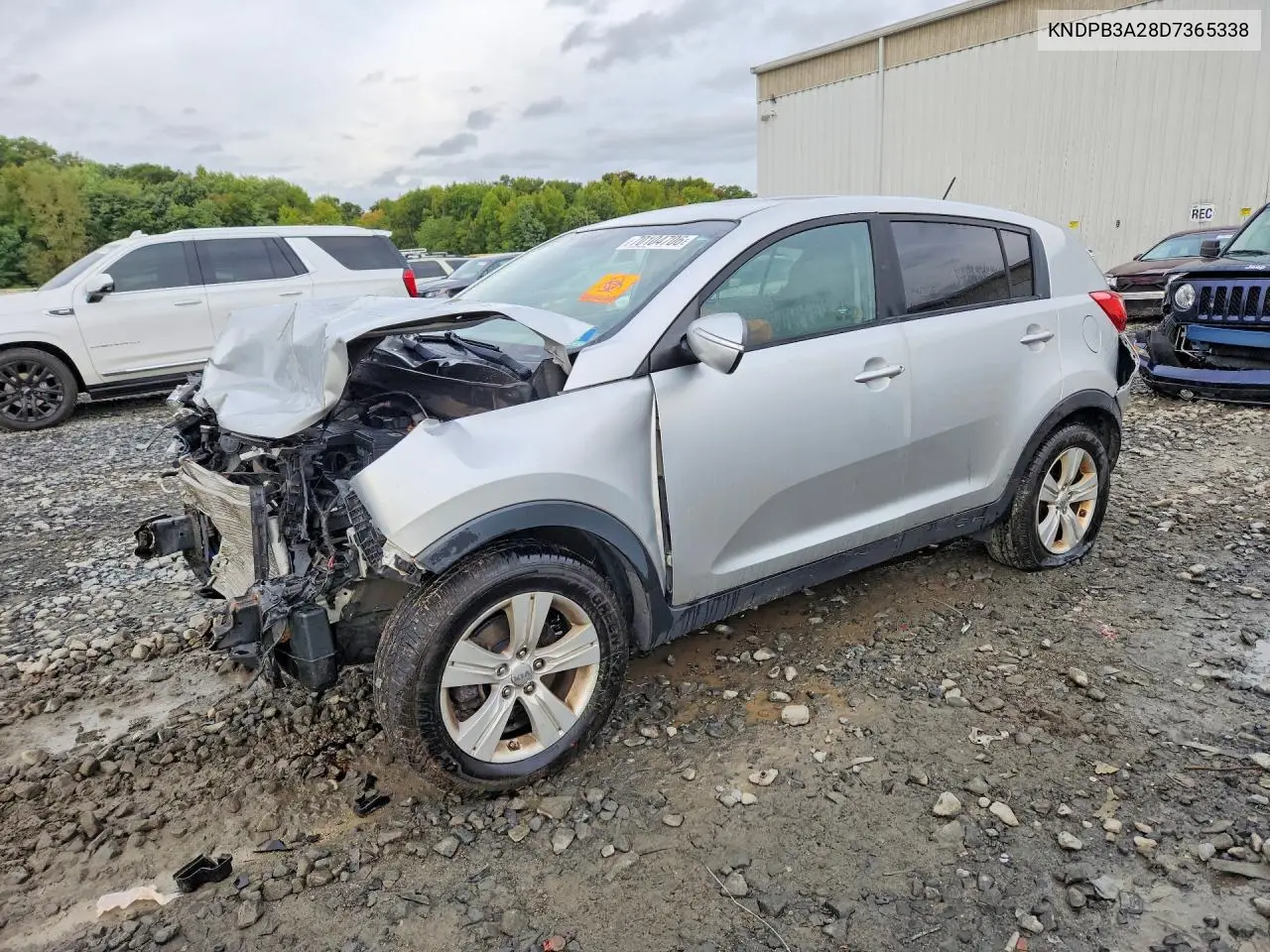 KIA SPORTAGE 2013, VIN KNDPB3A28D7365338