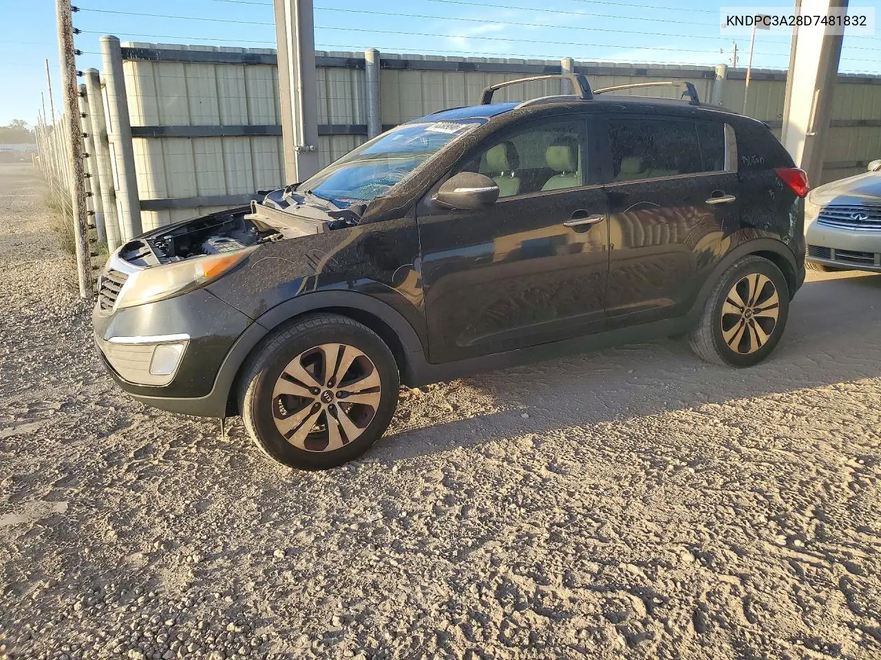 KIA SPORTAGE 2013, VIN KNDPC3A28D7481832
