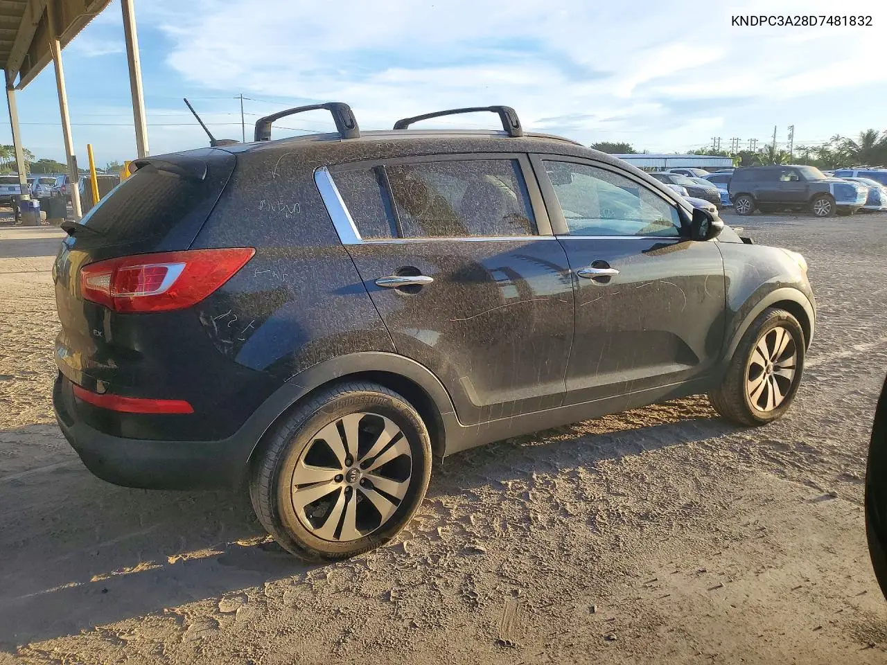 2013 KIA SPORTAGE VIN KNDPC3A28D7481832 — фото 3
