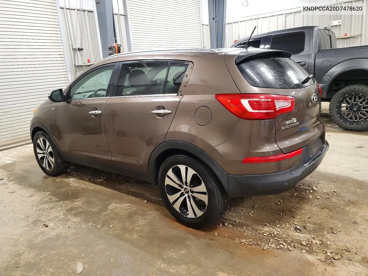 2013 KIA SPORTAGE VIN KNDPCCA20D7478620 — фото 2