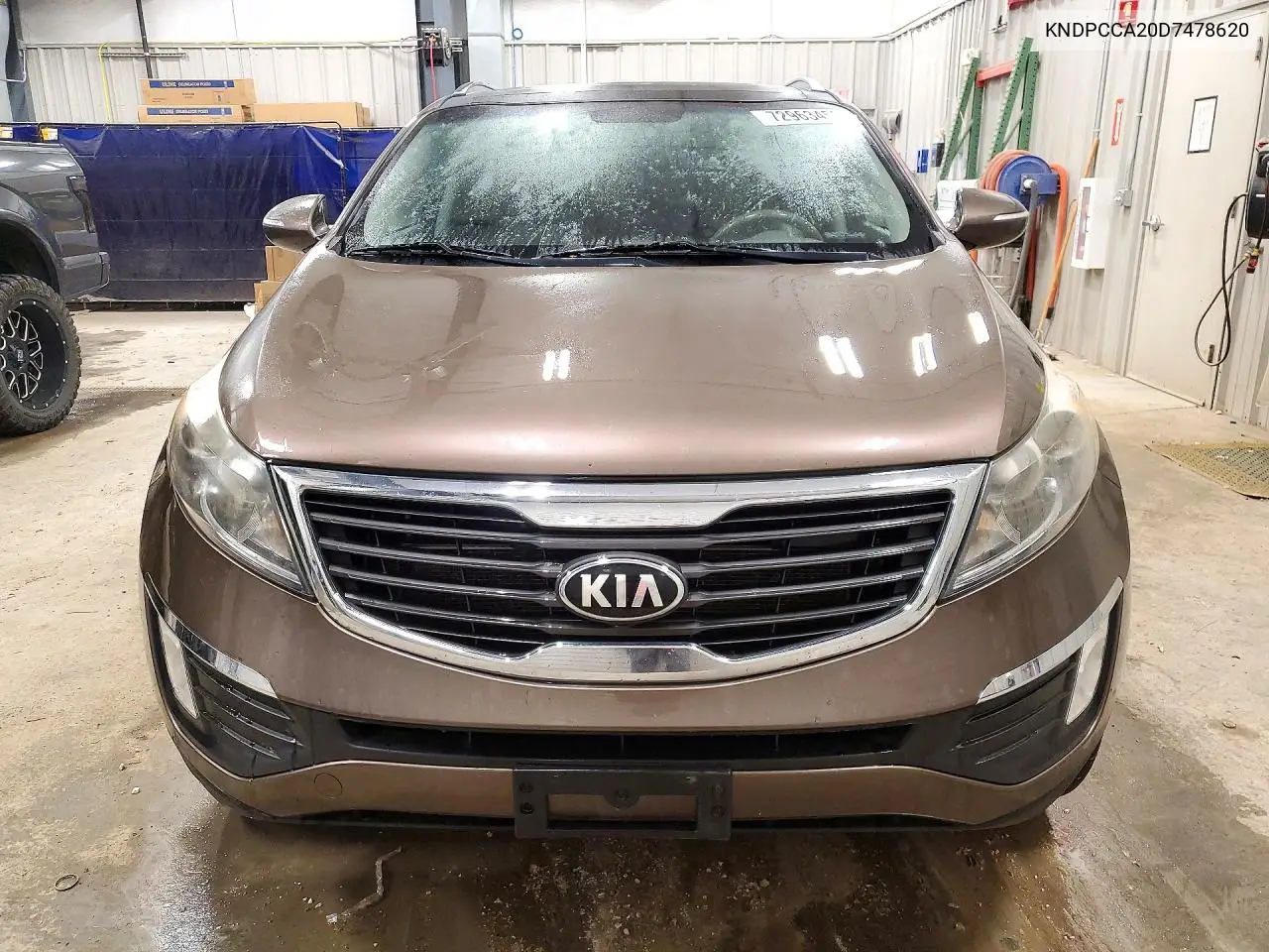2013 KIA SPORTAGE VIN KNDPCCA20D7478620 — фото 5