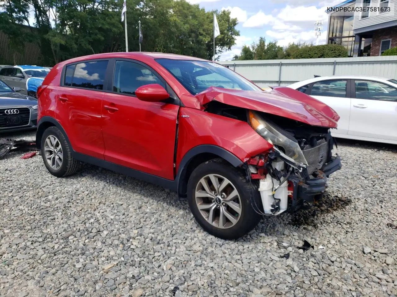 2014 KIA SPORTAGE VIN KNDPBCAC3E7581673 — фото 4
