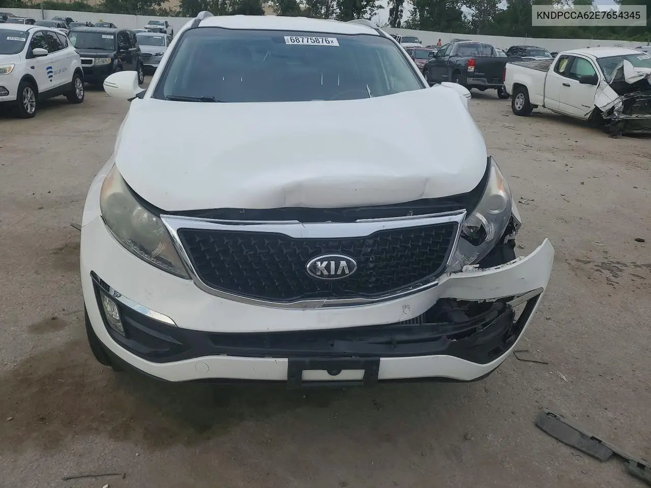 2014 KIA SPORTAGE VIN KNDPCCA62E7654345 — фото 5