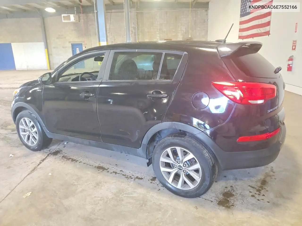 2014 KIA SPORTAGE VIN KNDPBCAC6E7552166 — фото 2