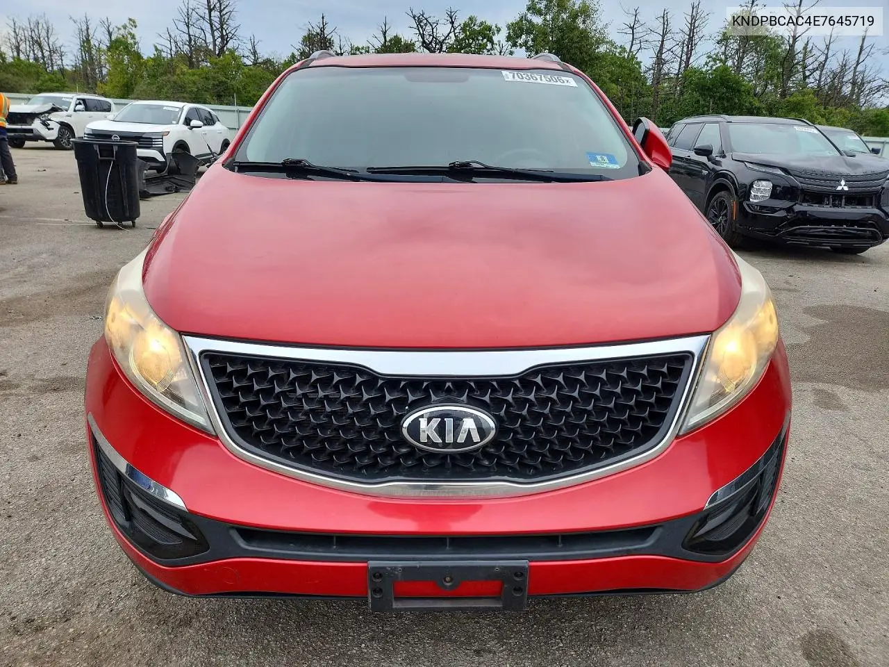 2014 KIA SPORTAGE VIN KNDPBCAC4E7645719 — фото 5