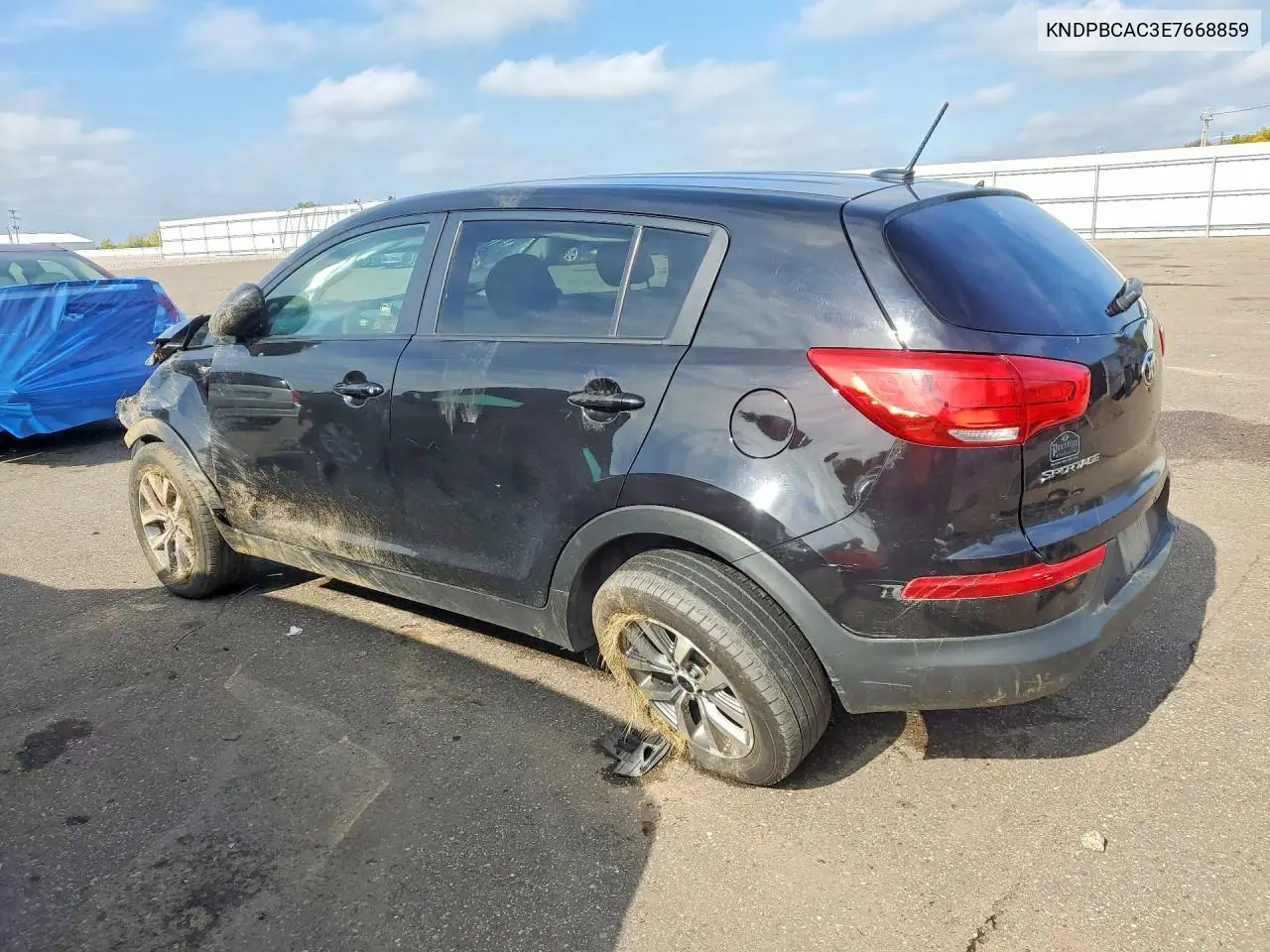 2014 KIA SPORTAGE VIN KNDPBCAC3E7668859 — фото 2