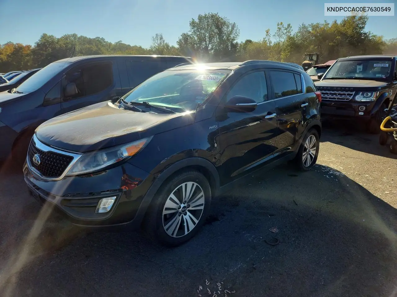 KIA SPORTAGE 2014, VIN KNDPCCAC0E7630549