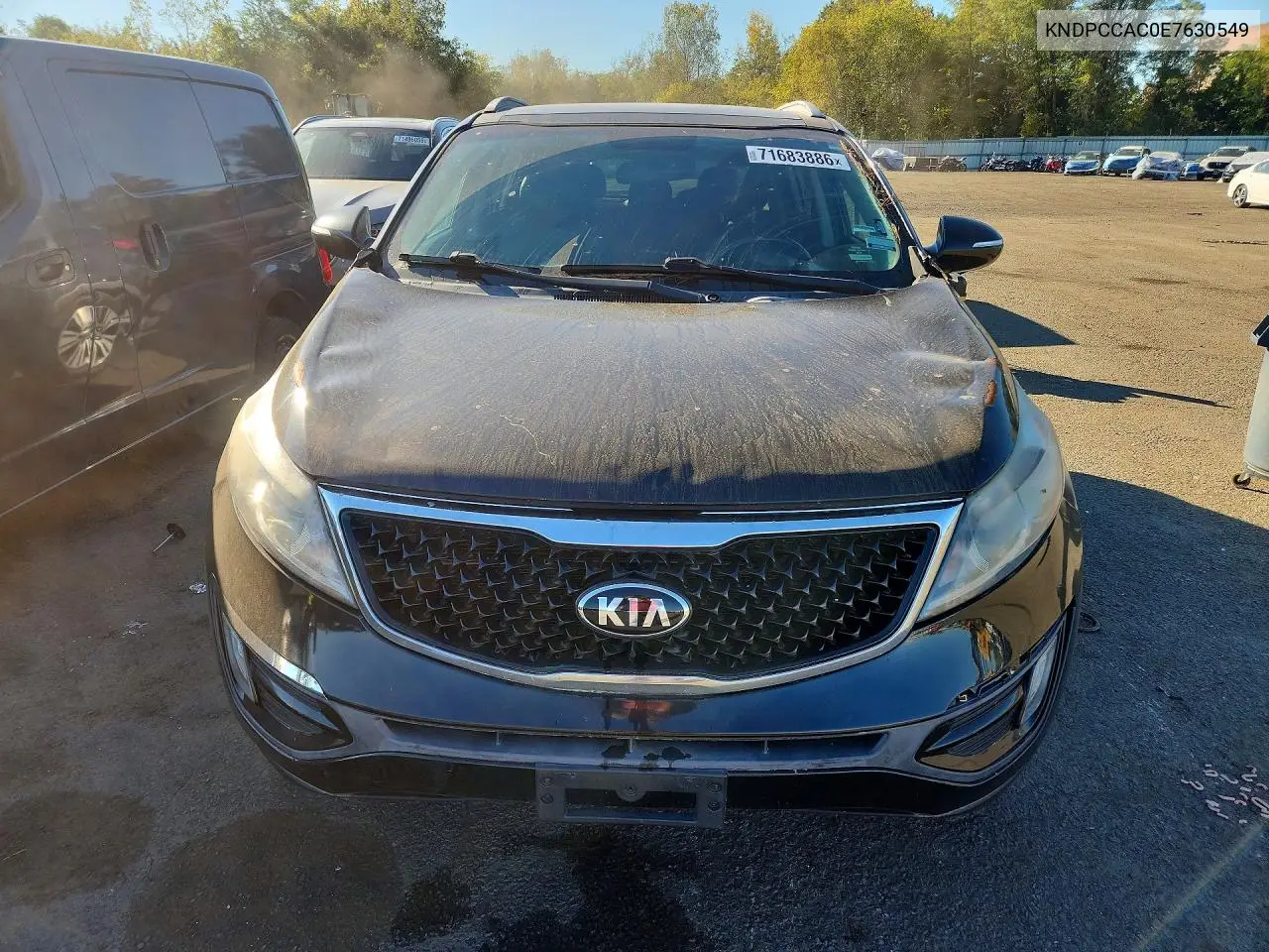 2014 KIA SPORTAGE VIN KNDPCCAC0E7630549 — фото 5