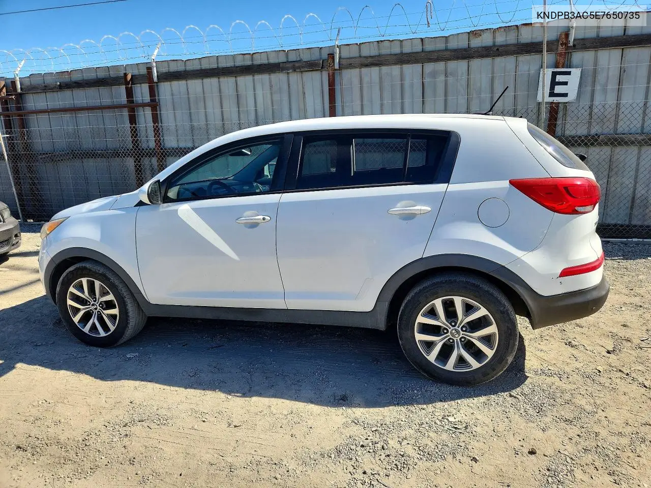 2014 KIA SPORTAGE VIN KNDPB3AC5E7650735 — фото 2