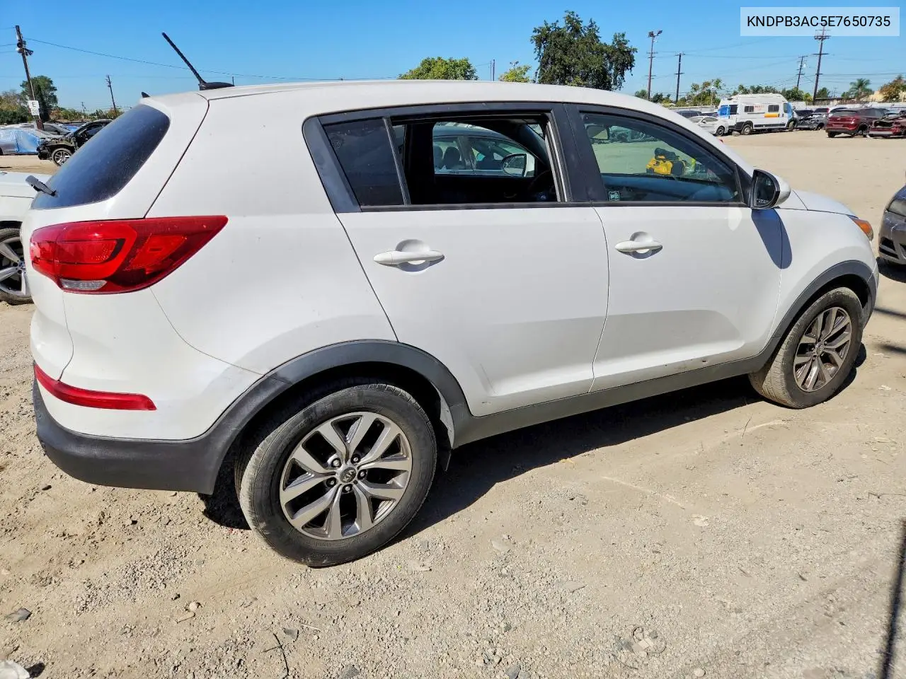 2014 KIA SPORTAGE VIN KNDPB3AC5E7650735 — фото 3