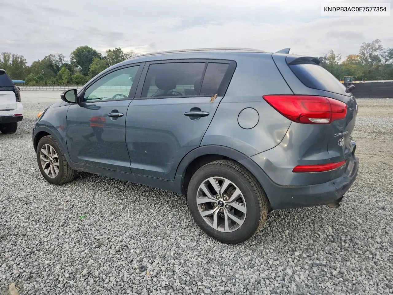 2014 KIA SPORTAGE VIN KNDPB3AC0E7577354 — фото 2