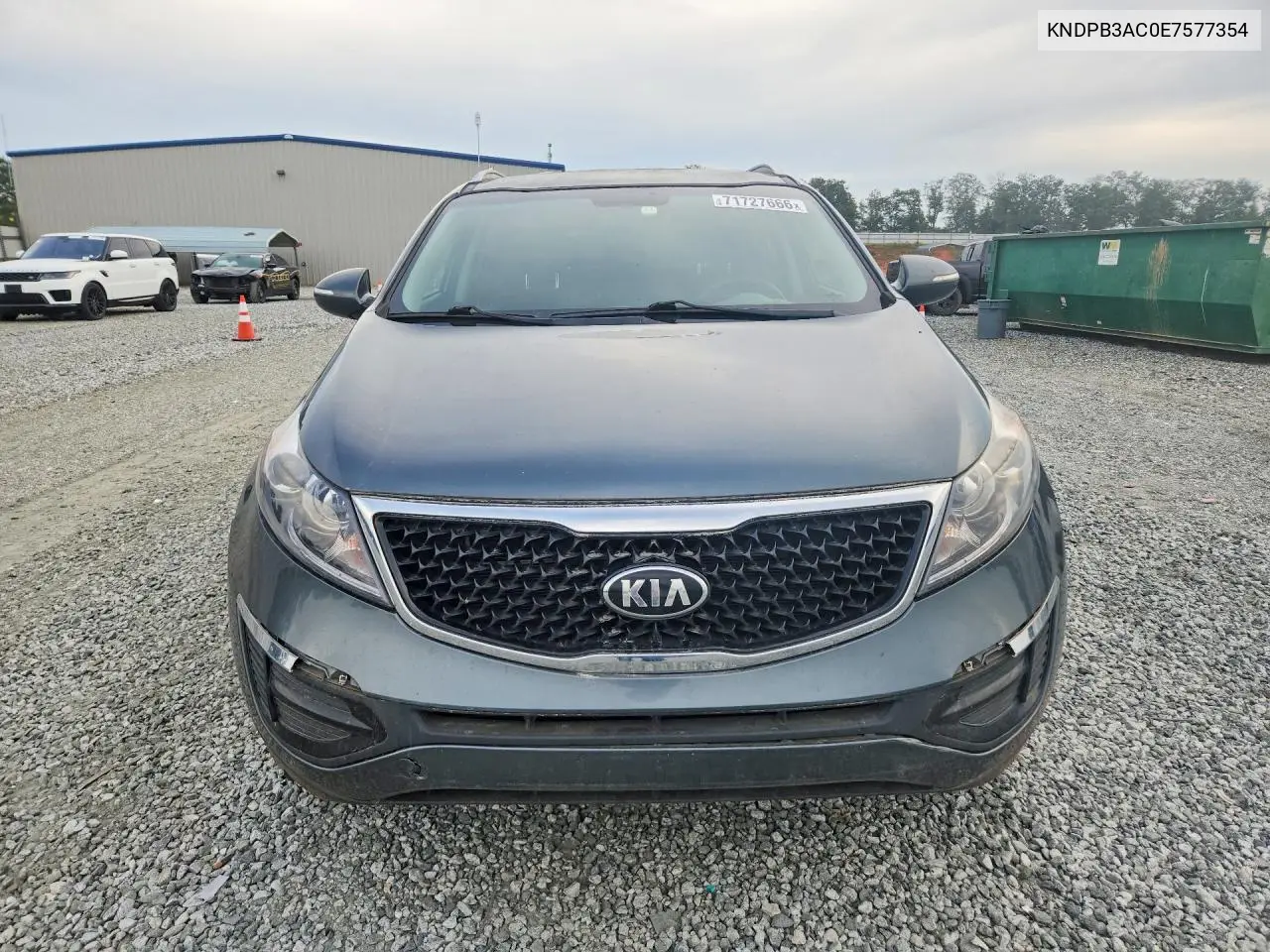 2014 KIA SPORTAGE VIN KNDPB3AC0E7577354 — фото 5