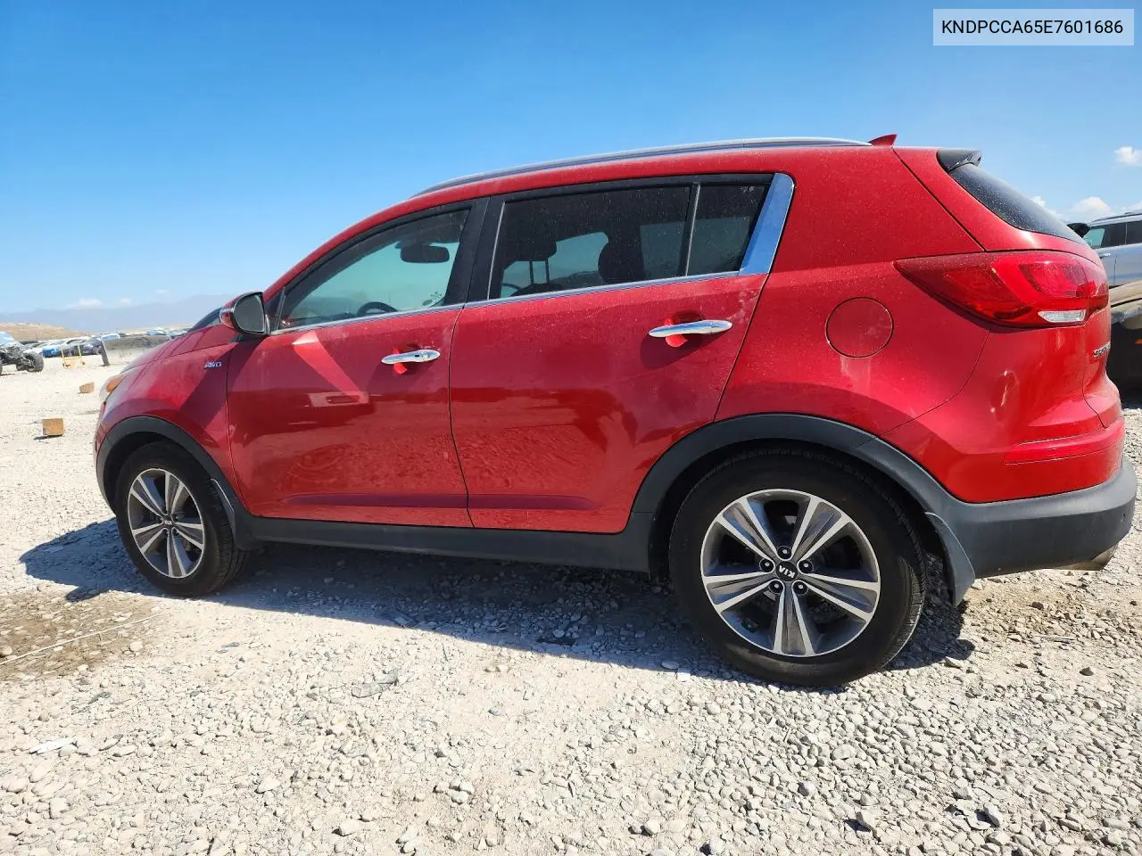 2014 KIA SPORTAGE VIN KNDPCCA65E7601686 — фото 2