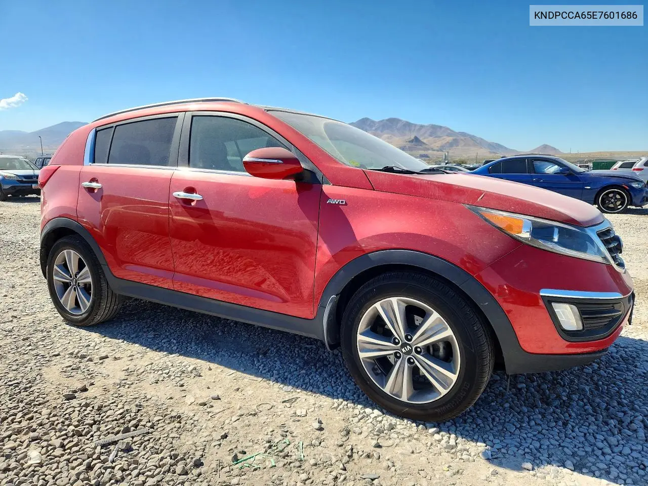 2014 KIA SPORTAGE VIN KNDPCCA65E7601686 — фото 4
