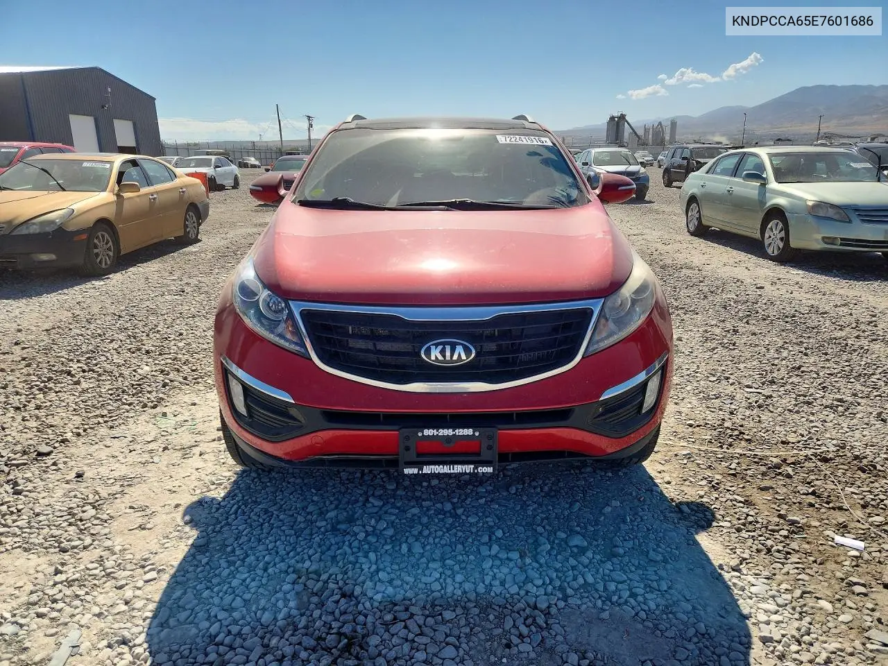 2014 KIA SPORTAGE VIN KNDPCCA65E7601686 — фото 5