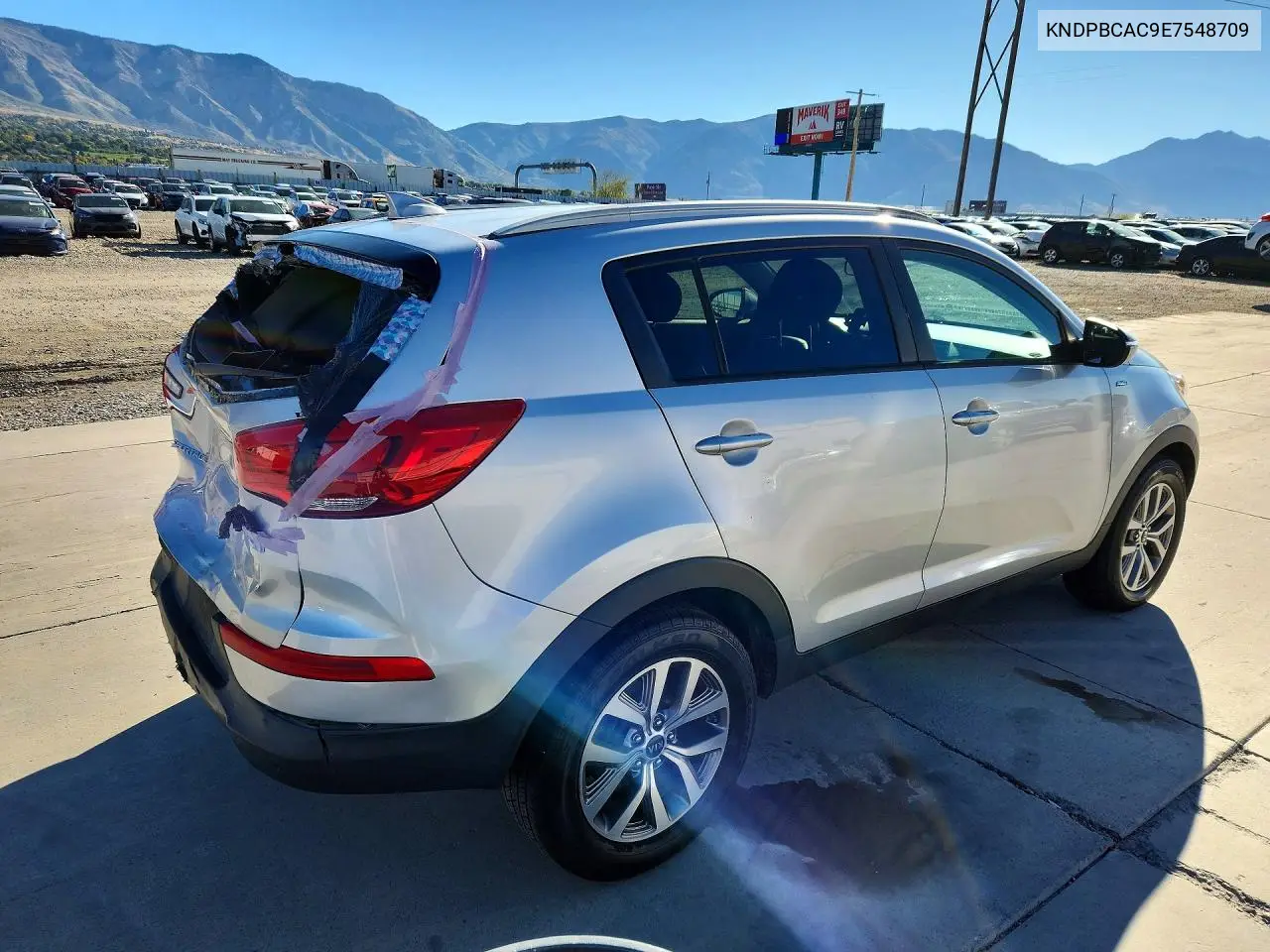 2014 KIA SPORTAGE VIN KNDPBCAC9E7548709 — фото 3