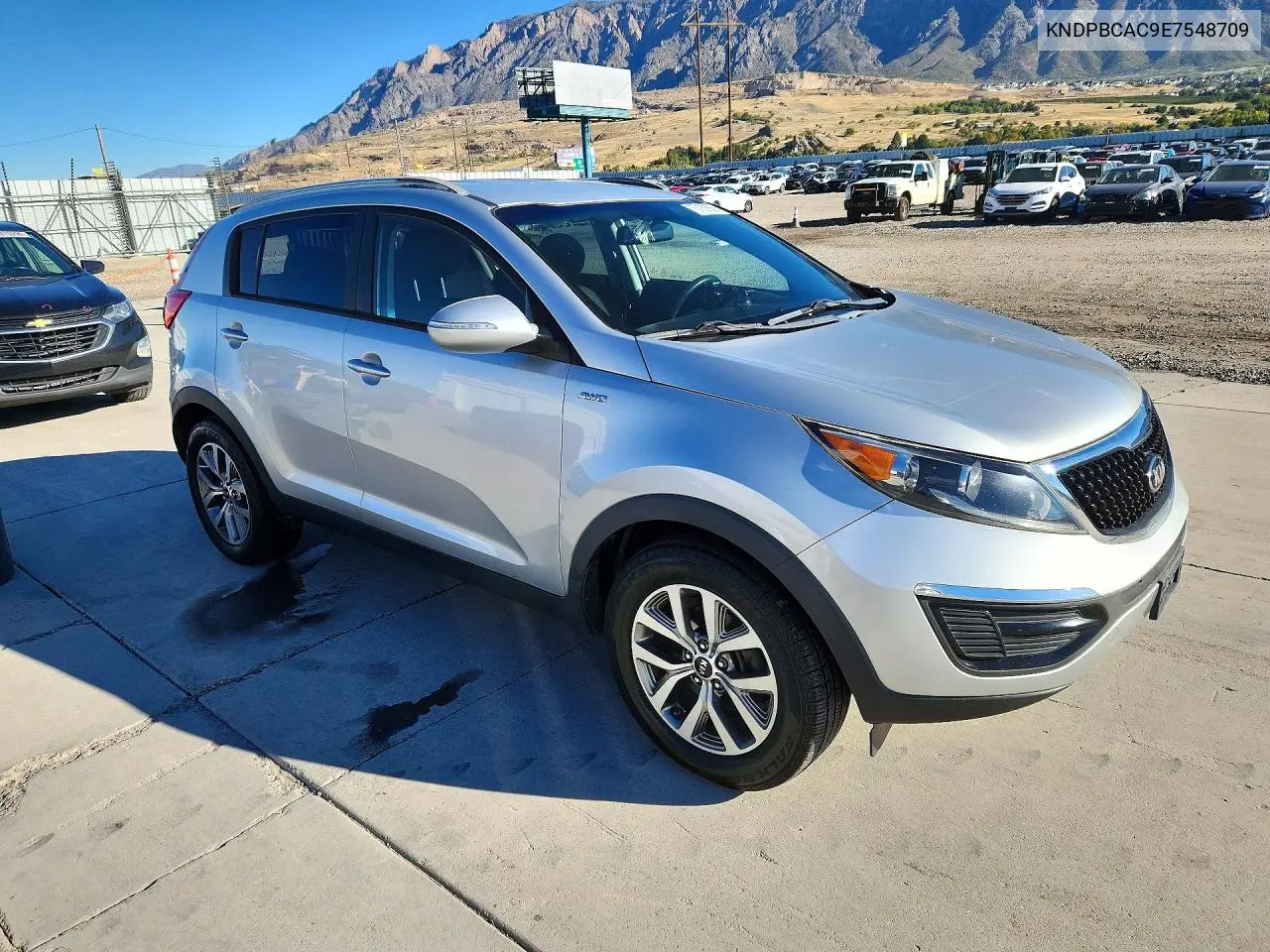 2014 KIA SPORTAGE VIN KNDPBCAC9E7548709 — фото 4