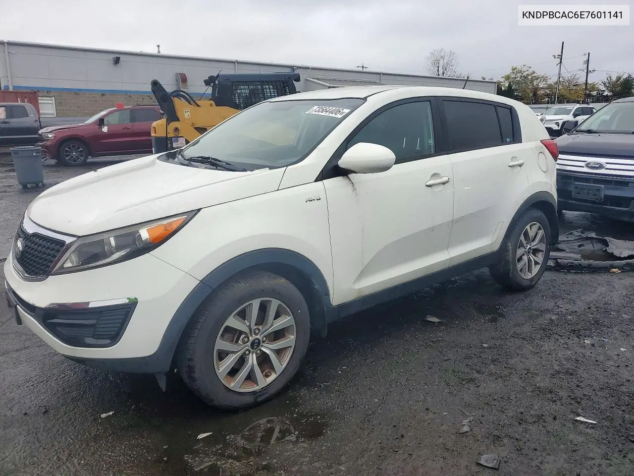 KIA SPORTAGE 2014, VIN KNDPBCAC6E7601141