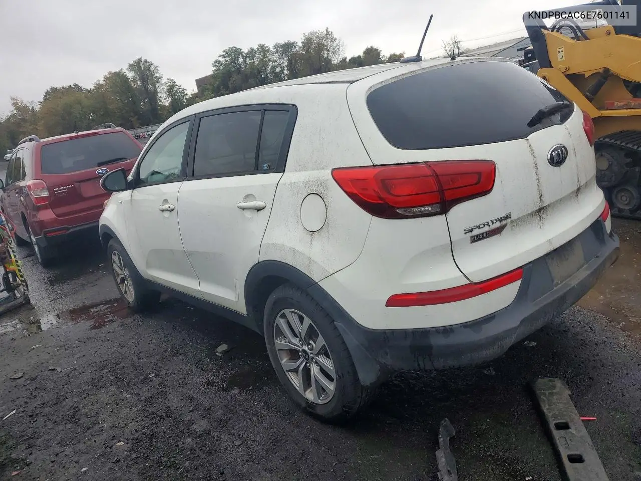 2014 KIA SPORTAGE VIN KNDPBCAC6E7601141 — фото 2