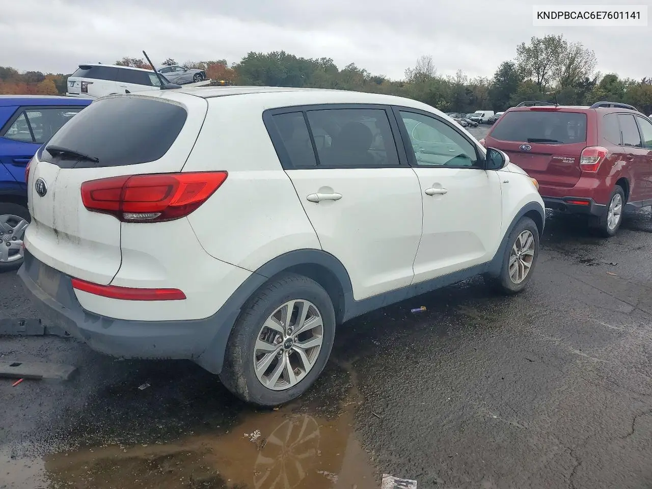 2014 KIA SPORTAGE VIN KNDPBCAC6E7601141 — фото 3