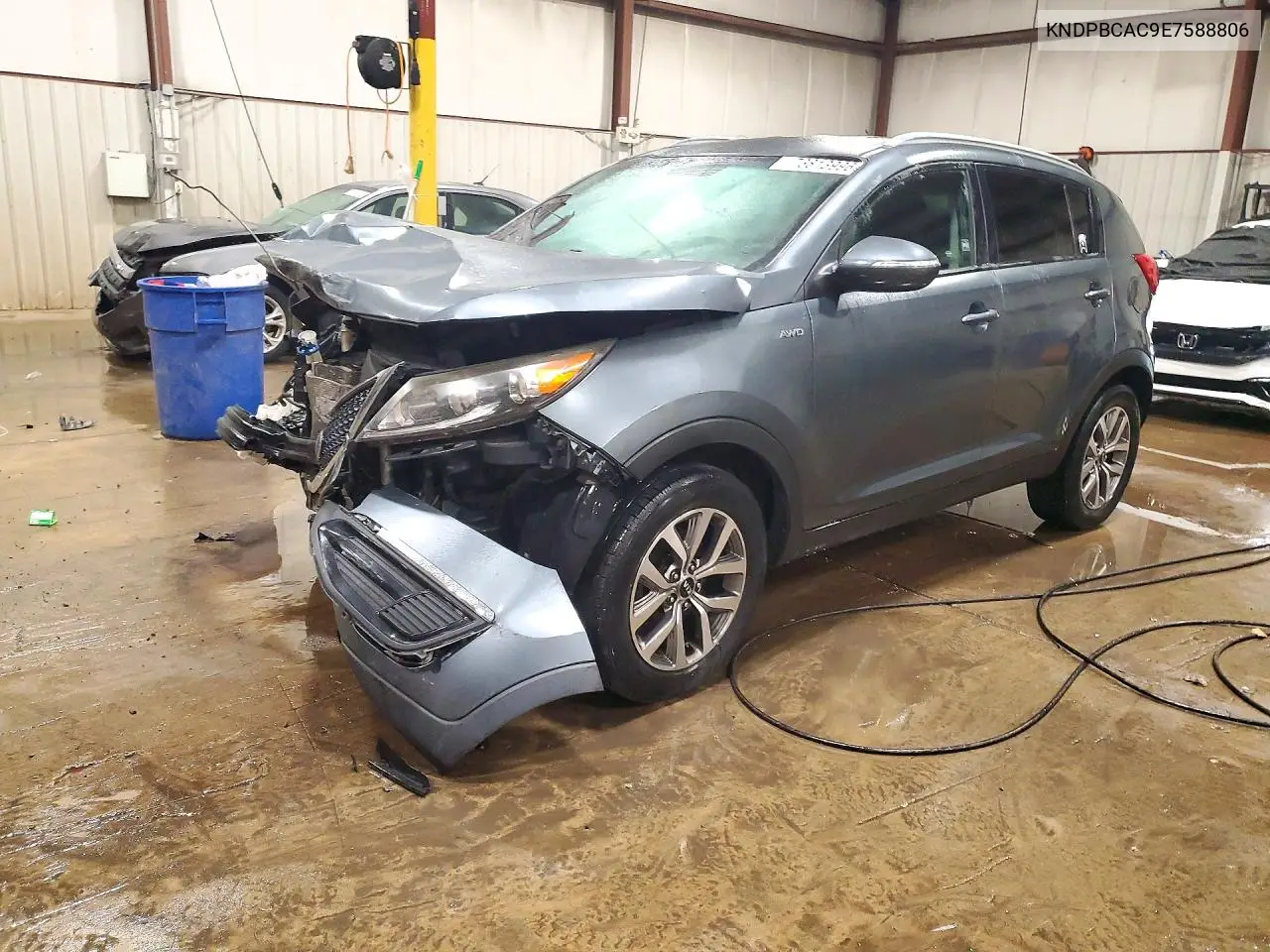 KIA SPORTAGE 2014, VIN KNDPBCAC9E7588806