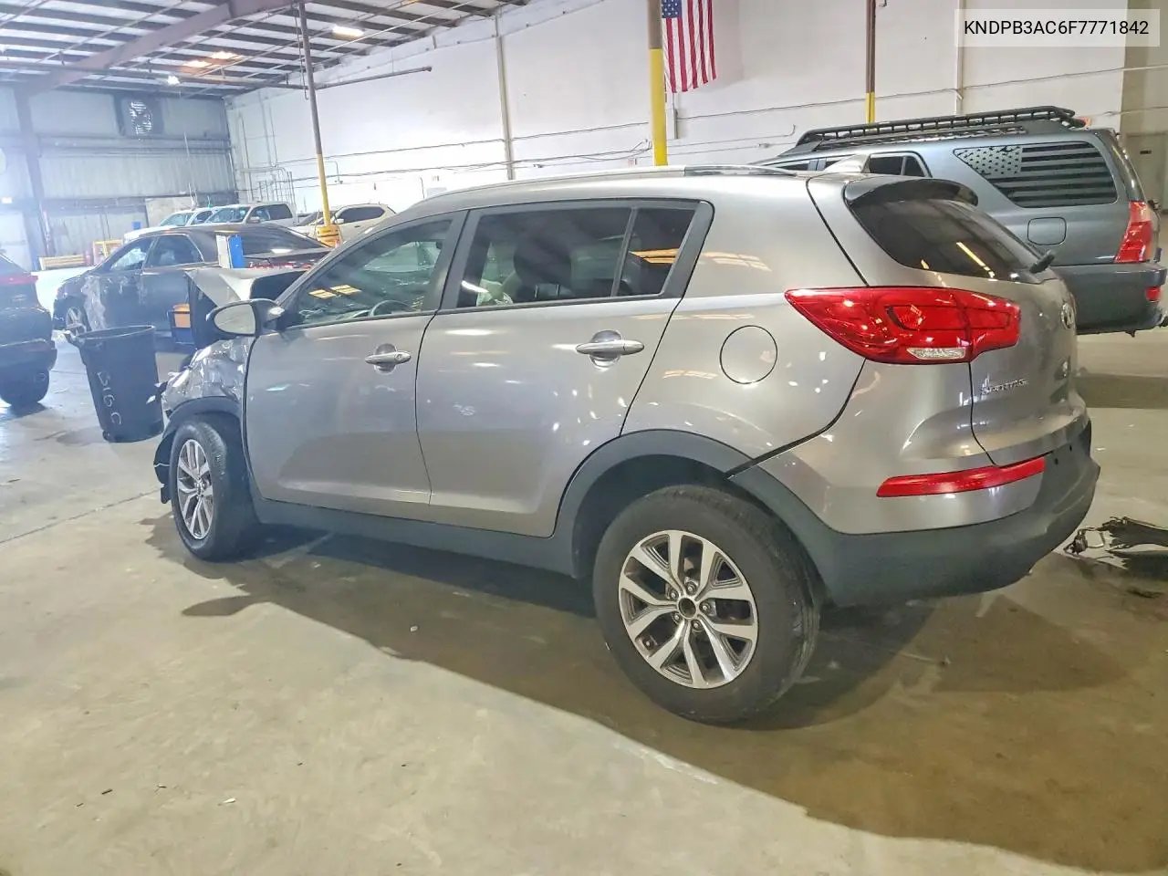 2015 KIA SPORTAGE VIN KNDPB3AC6F7771842 — фото 2