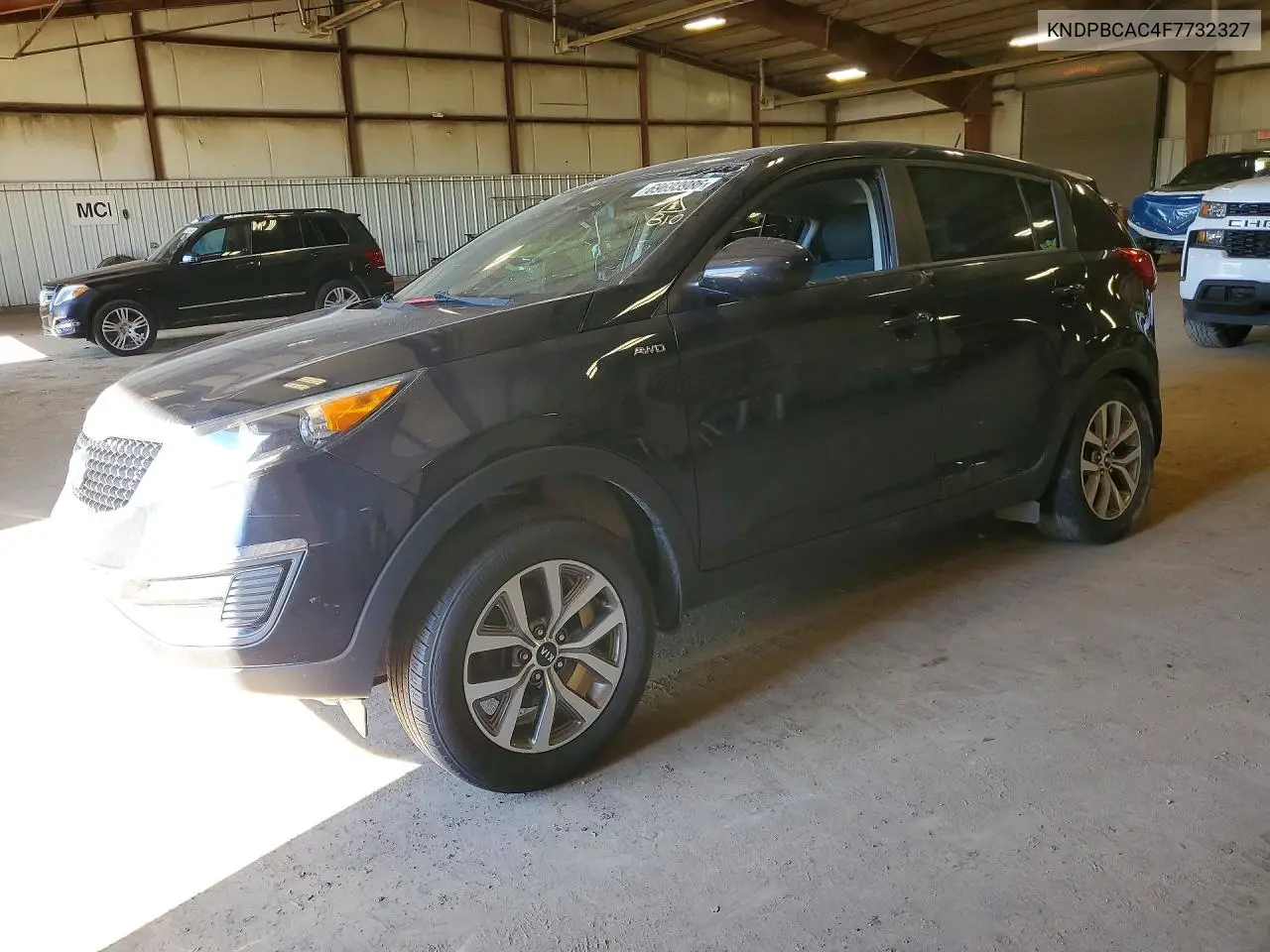 KIA SPORTAGE 2015, VIN KNDPBCAC4F7732327