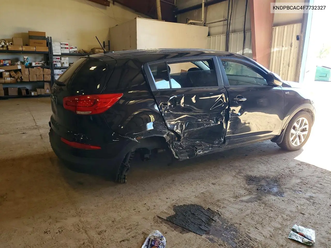 2015 KIA SPORTAGE VIN KNDPBCAC4F7732327 — фото 3
