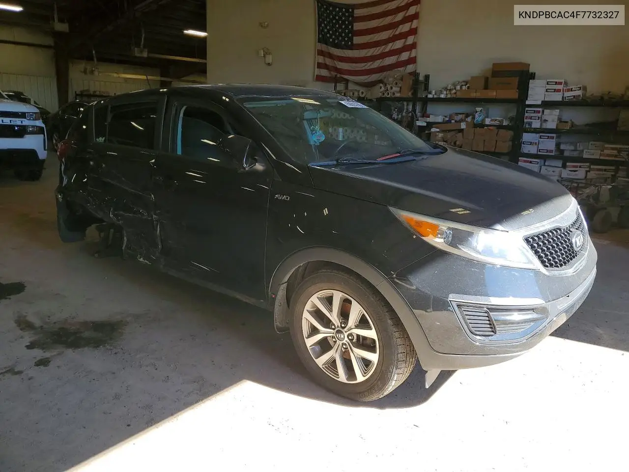 2015 KIA SPORTAGE VIN KNDPBCAC4F7732327 — фото 4