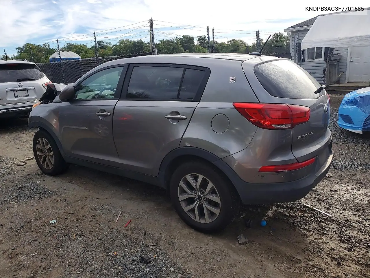 2015 KIA SPORTAGE VIN KNDPB3AC3F7701585 — фото 2