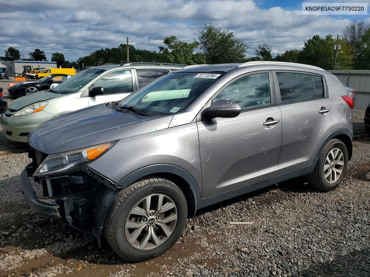 KIA SPORTAGE 2015, VIN KNDPB3AC9F7730220