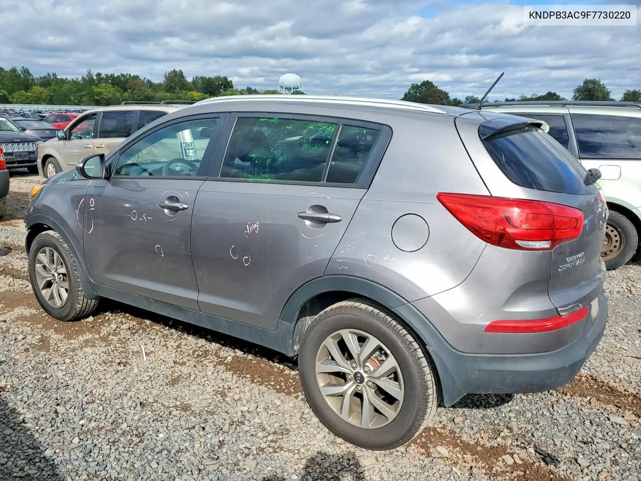 2015 KIA SPORTAGE VIN KNDPB3AC9F7730220 — фото 2