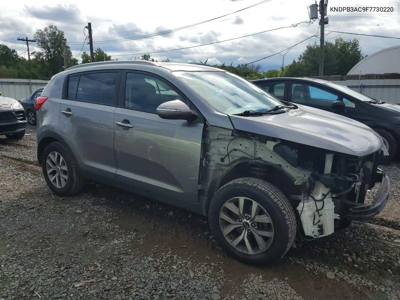 2015 KIA SPORTAGE VIN KNDPB3AC9F7730220 — фото 4