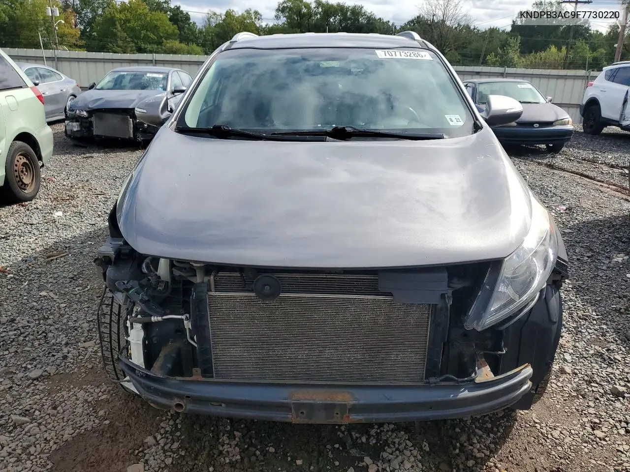2015 KIA SPORTAGE VIN KNDPB3AC9F7730220 — фото 5