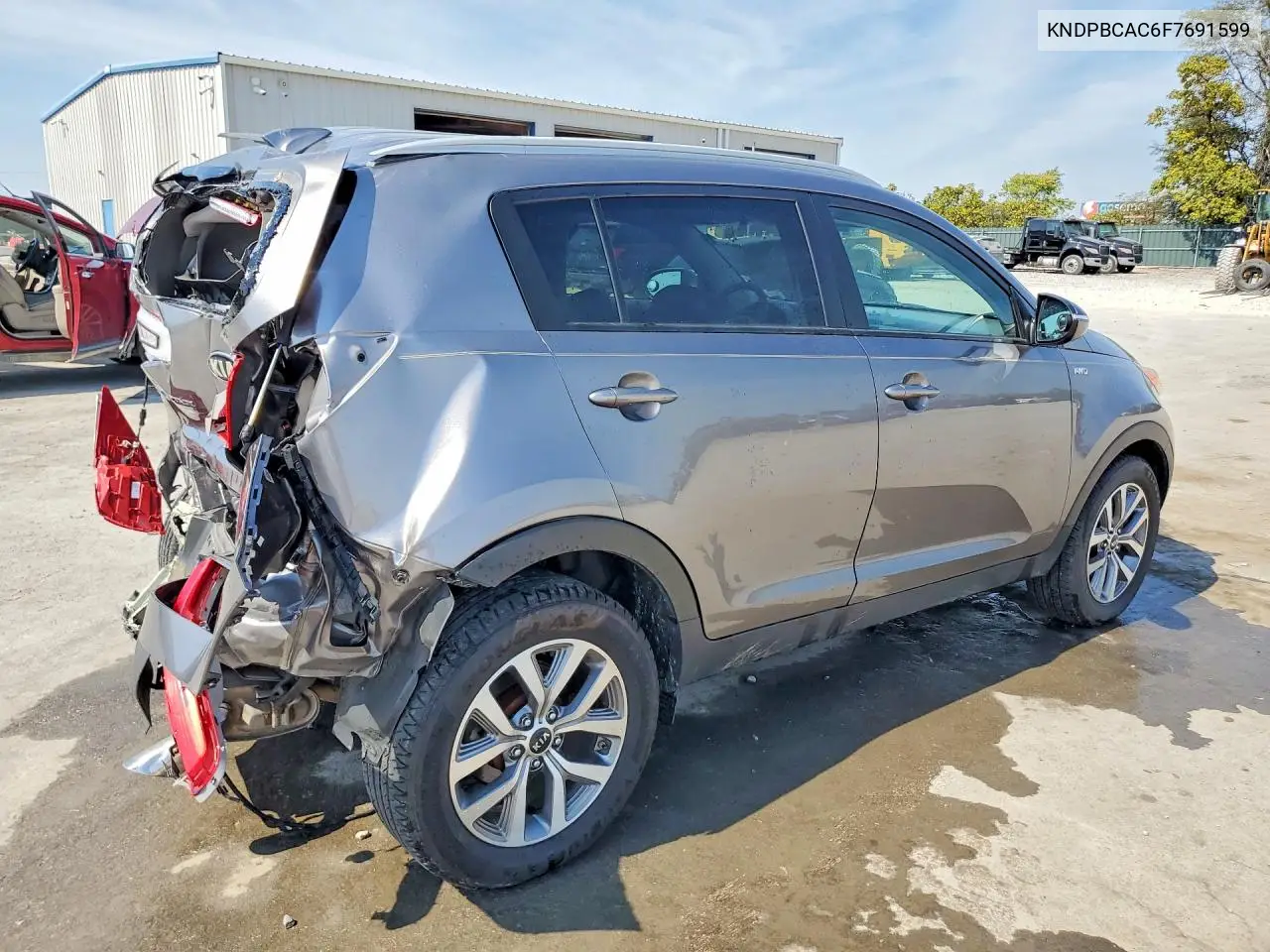 2015 KIA SPORTAGE VIN KNDPBCAC6F7691599 — фото 3